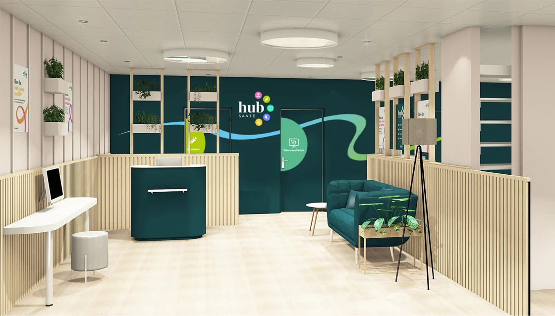 pharmastaging hubsanté identité visuelle uniq